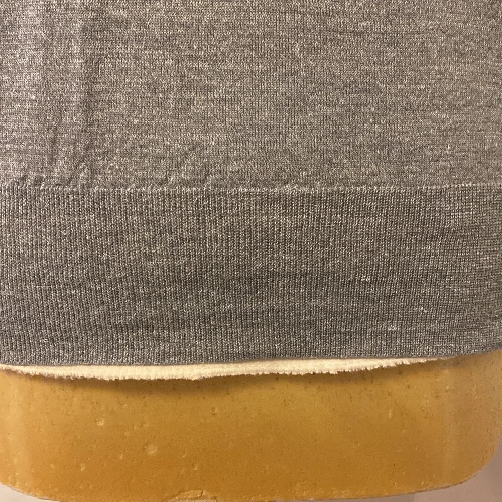 J. Crew Gray Wool Crew Neck Sweater, XSmall - Picture 3 of 8